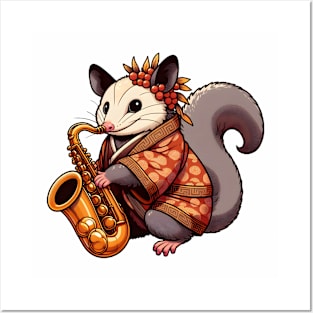 Possum saxophone player Posters and Art